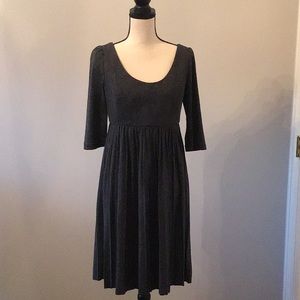 Grey high waisted dress